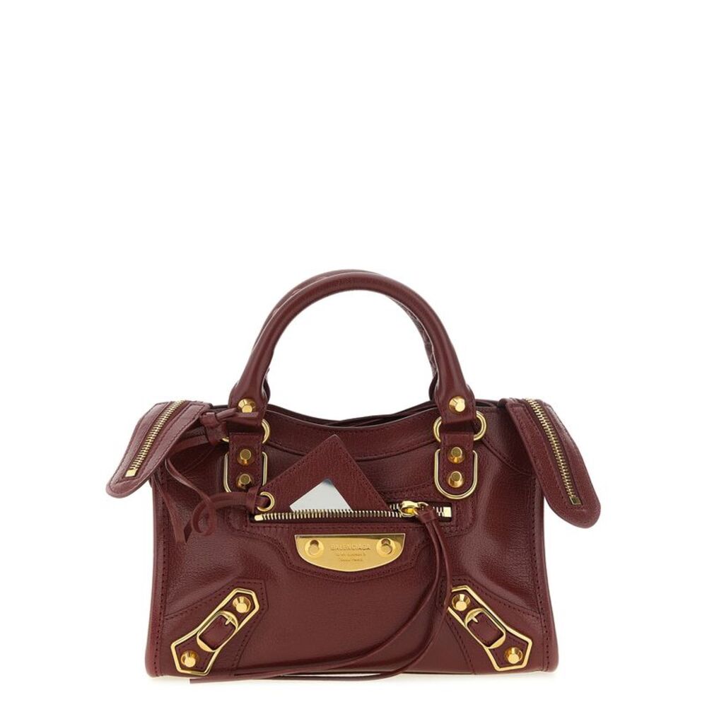 Balenciaga Bordeaux Goatskin Women's Handbag